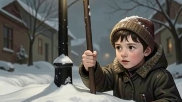 The Last Look from "Wann wird es endlich wieder so, wie es nie war". The Last Look Memorizing the Image Joachim(Jocki) notices the father’s neck hairs beneath his cap, the snow on the streetlamp, and the holes left by his boots.