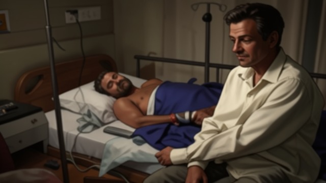 Parents in One Bed from "Wann wird es endlich wieder so, wie es nie war". Parents in One Bed A New Sight Joachim(Jocki) finds his parents asleep together, Hermann’s arm around his wife and her head on his chest.