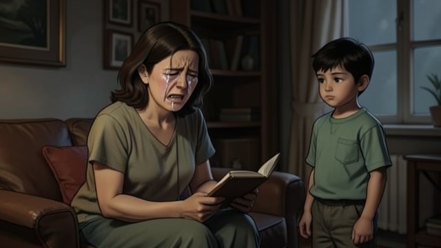 The Mother’s Cry from "Wann wird es endlich wieder so, wie es nie war". The Mother’s Cry Witnessing Distress Joachim(Jocki) sees his mother in a violent breakdown and feels both sympathy and irritation.