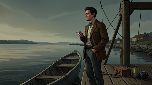 The Boat Left Behind from "Wann wird es endlich wieder so, wie es nie war". The Boat Left Behind A Quiet End Hermann asks for a cigarette after years without smoking and later asks Joachim(Jocki) to keep the accident private.