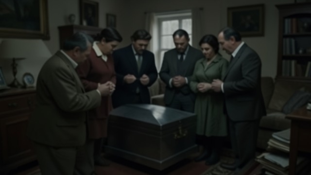 The Brother’s Funeral from "Wann wird es endlich wieder so, wie es nie war". The Brother’s Funeral A Return Without Restoration Joachim(Jocki) returns for Martin’s funeral, seeing his parents’ grief and the changed household.