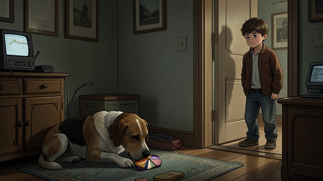 The Euthanasia Decision from "Wann wird es endlich wieder so, wie es nie war". The Euthanasia Decision A Difficult Judgment Joachim(Jocki) and his mother learn that the dog’s cancer is advanced and its breathing is labored.