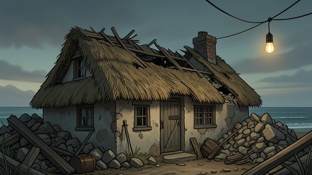 Buying the Cottage from "Wann wird es endlich wieder so, wie es nie war". Buying the Cottage A Change of Direction After his sailing ambitions falter, Hermann buys a dilapidated thatched cottage near the Baltic coast.