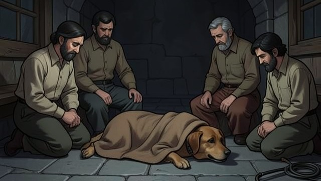 Martin in the Dog from "Wann wird es endlich wieder so, wie es nie war". Martin in the Dog A Living Reminder The family dog remains associated with Martin, its owner.