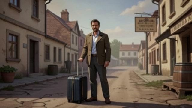 A Sudden Departure from "Wann wird es endlich wieder so, wie es nie war". A Sudden Departure Leaving the City Joachim(Jocki) wants to get away from Schleswig and applies for an exchange year.
