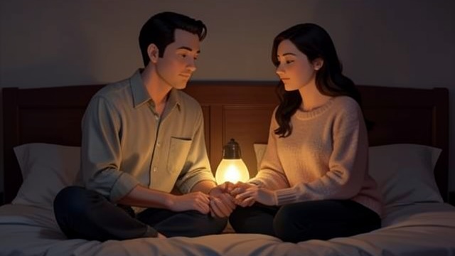 The Bedside Companions from "Wann wird es endlich wieder so, wie es nie war". The Bedside Companions Unexpected Tenderness The parents are playful and attentive to each other while his wife cares for him.