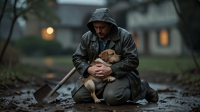 The Dog’s Burial from "Wann wird es endlich wieder so, wie es nie war". The Dog’s Burial A Second Family Loss The dog’s illness brings Martin back into the present through the mother’s reminder that the animal was his.