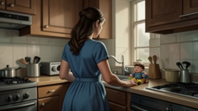 A Marriage Under Strain from "Wann wird es endlich wieder so, wie es nie war". A Marriage Under Strain Unequal Lives Hermann reads, plans, and pursues interests, while his wife carries much of the practical work.