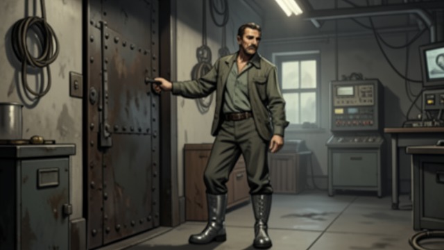 A Hardworking Father from "Wann wird es endlich wieder so, wie es nie war". A Hardworking Father First Impressions The neighbor, Mr. Meisner, works in a dry-milk factory and boasts of the hardened skin produced by his job.