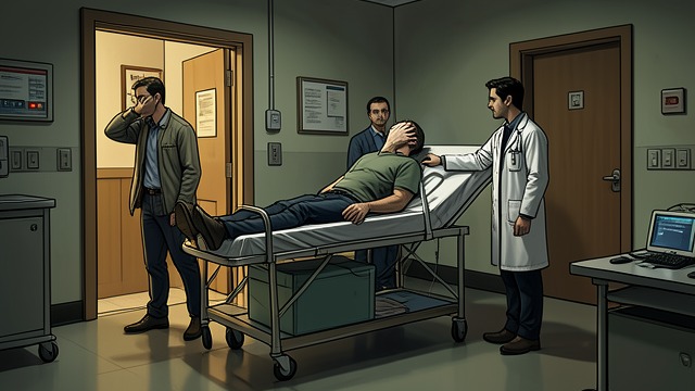 The Hospital Room from "Wann wird es endlich wieder so, wie es nie war". The Hospital Room Recognition and Shame Joachim(Jocki) wakes on a stretcher at Hesterberg and is taken to a locked room.