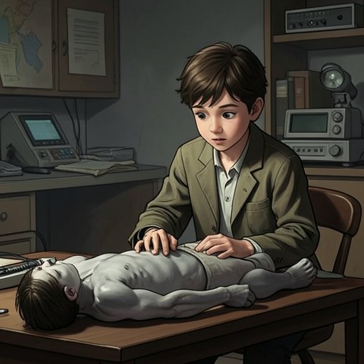 The Narrator’s Changing Relationship to Death from "Wann wird es endlich wieder so, wie es nie war". This flow follows Joachim(Jocki) from childhood fascination with bodies to an adult understanding of grief, care, and irreversible loss.