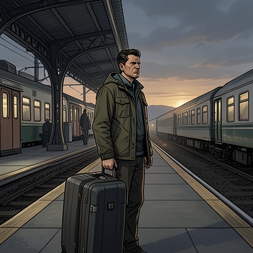 The Exchange Year and the Brother’s Death from "Wann wird es endlich wieder so, wie es nie war". This flow follows Joachim(Jocki)’s move to Wyoming, the death that interrupts his year abroad, and his choice to return to ordinary life there.