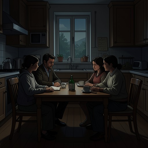 The Family’s Repeated Losses from "Wann wird es endlich wieder so, wie es nie war". This flow tracks how deaths accumulate in Joachim(Jocki)’s family and how memory, ritual, and reunion make grief bearable without resolving it.