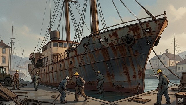 An Obsolete Workhorse from "The Caine Mutiny". An Obsolete Workhorse Service The old destroyer-minesweeper has already served in many roles, from escorting and transport to hauling supplies and fuel.