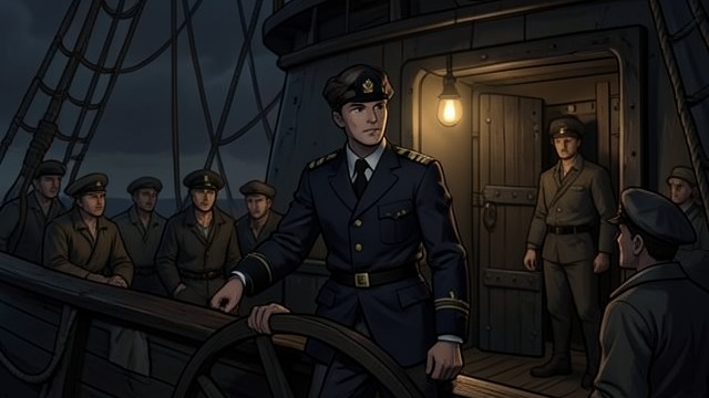 Command Earned from "The Caine Mutiny". Command Earned Test When Keefer abandons the damaged ship, Willie organizes the remaining crew, restores communications, and directs efforts to save the Caine.