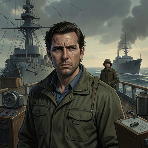 Roland Keefer’s Courage and Tom’s Grief from "The Caine Mutiny". Roland’s death at Leyte changes Tom Keefer’s understanding of courage, intelligence, and the brother he had underestimated.