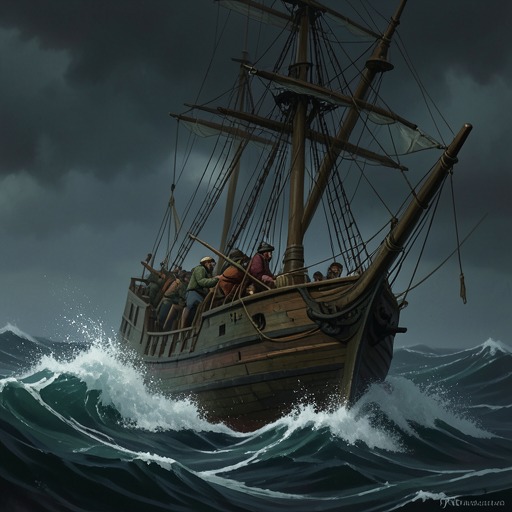 The Typhoon and the Limits of Knowledge from "The Caine Mutiny". The storm exposes the gap between manuals, forecasts, and the immediate practical knowledge required to keep a ship afloat.