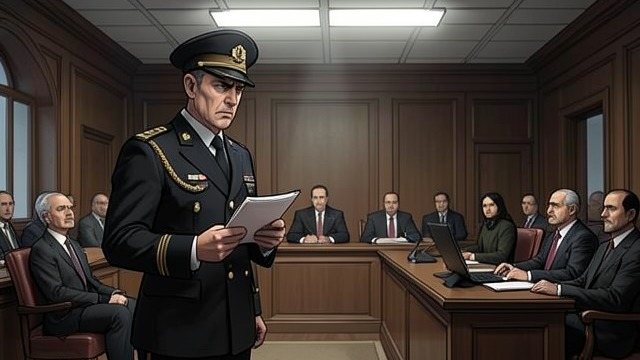 The Reprimand After Victory from "The Caine Mutiny Court-Martial". The Reprimand After Victory A Conflicted Outcome Maryk’s acquittal stands in the trial court, but the Navy’s review disapproves it and reprimands Willie.