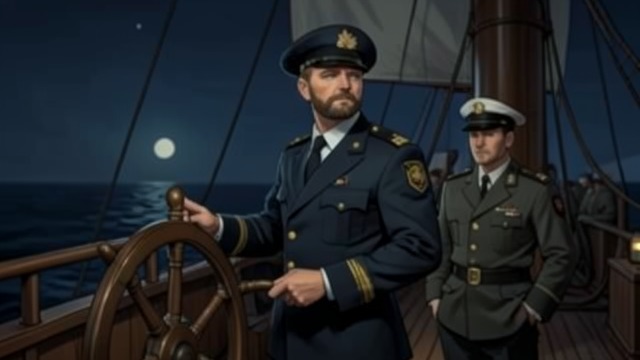 Command in a Crisis from "The Caine Mutiny Court-Martial". Command in a Crisis Staying Aboard After Keefer abandons ship, Willie takes charge of the response and restores communications, power, and fire control.