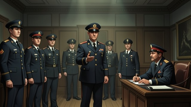 The Courtroom Reversal from "The Caine Mutiny Court-Martial". The Courtroom Reversal Queeg Defends Himself Queeg describes his tenure as a disciplined effort undermined by disloyal subordinates.