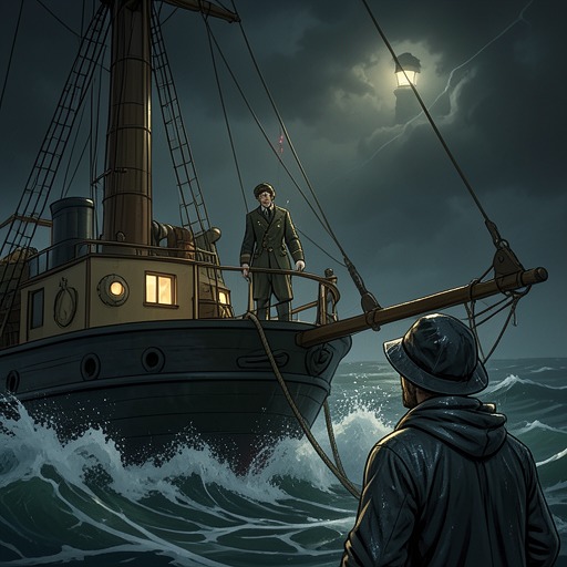 The Ship as a Test of Command from "The Caine Mutiny Court-Martial". From minor shipboard decisions to a typhoon and kamikaze strike, the Caine tests whether a captain can balance procedure, competence, and responsibility.