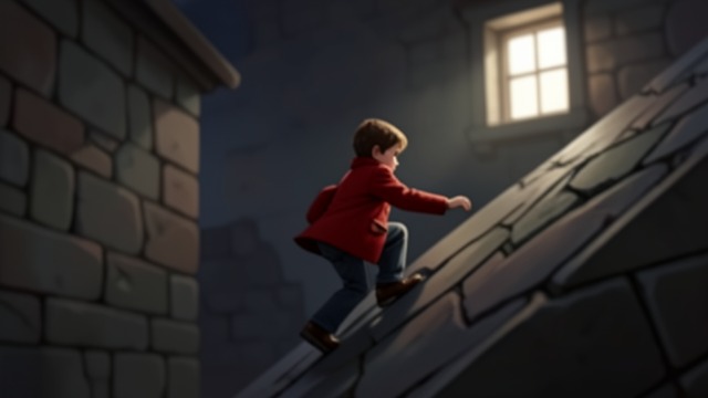 A Hill Becomes a Mountain from "Harold and the Purple Crayon". The Search for a Vantage Seeing farther Harold wants a hill from which he can discover where he is.