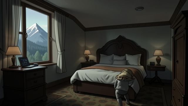 The Bedroom as a Goal from "Harold and the Purple Crayon". A Familiar Room in Mind The wish to see his window Harold hopes to find his bedroom window from the mountain.