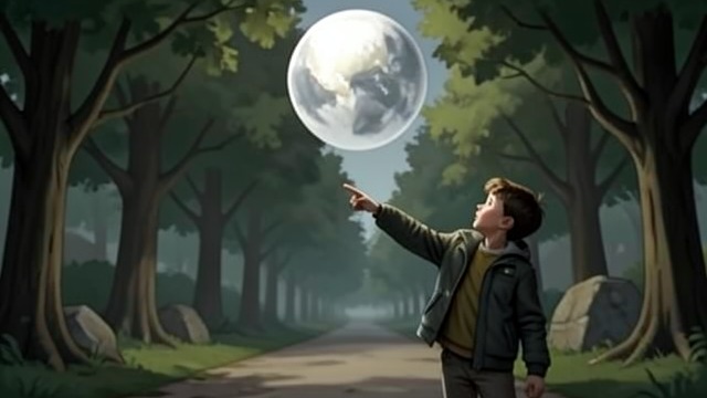 A Needed Presence from "Harold and the Purple Crayon". Wanting the Moon A missing companion Harold wants a moonlight walk, but there is no Moon.