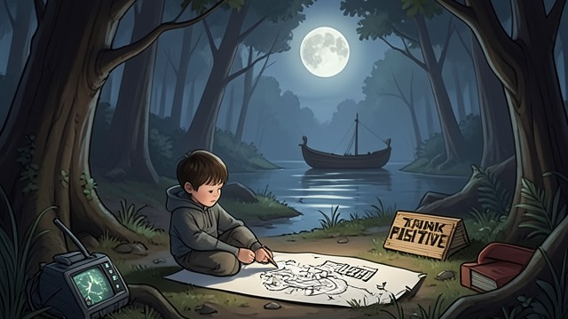 Making Each Next Thing from "Harold and the Purple Crayon". A World Built Step by Step Immediate invention Harold draws the path, forest, and boat as each situation calls for something new.