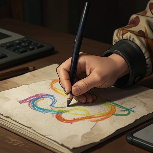 Imagination as Practical Agency from "Harold and the Purple Crayon". The story presents drawing as a means of turning wishes into action, while showing that imaginative power brings responsibility and uncertainty.