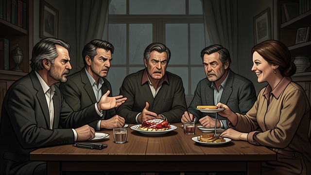 The Waffle Interruption from "Oslo". The Waffle Interruption Anger breaks through Ron Pundak’s joke about Ahmed Qurie’s movements turns a convivial evening into an argument over respect for Yasser…