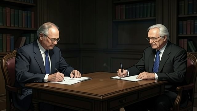A Sudden Demotion from "Oslo". A Sudden Demotion Authority shifts Uri Savir instructs Yair Hirschfeld and Ron Pundak to take notes rather than lead the talks.