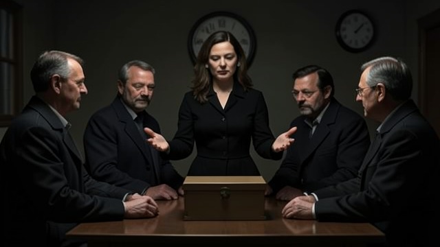 Holding The Room from "Oslo". Holding The Room An unexpected intervention When conflict over Joel Singer’s rewrite threatens to break the talks, Mona Juul enters the negotiating room.
