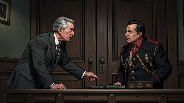 A Guarded Partnership from "Oslo". A Guarded Partnership Trust withheld Johan Jorgen Holst tells Terje Rød-Larsen that he has been lied to and underestimated.