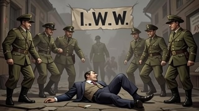 The Hall Is Raided from "1919". The Hall Is Raided Organized intimidation Members of the American Legion and local business interests attack an I.W.W.