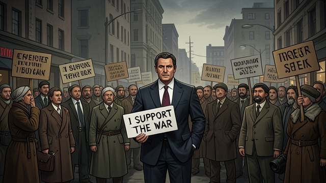 The Parade and the Protester from "1919". The Parade and the Protester Victory in public Military parades and celebrations invite citizens to identify with victory and the state.