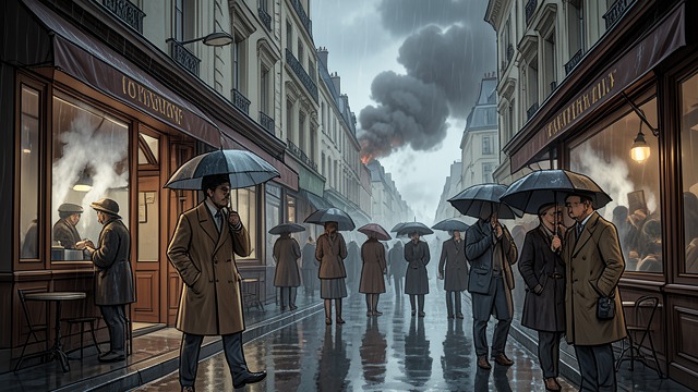 A City Entered Through Senses from "1919". A City Entered Through Senses Detail before explanation The Camera Eye renders Paris through food, streets, weather, architecture, and overheard voices.