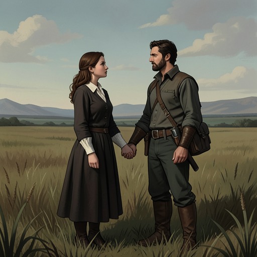 Anne Elizabeth and Joe Washburn from "1919". This flow traces Anne Elizabeth Trent’s youthful attachment to Joe Washburn and the lasting emotional force of their missed possibility.