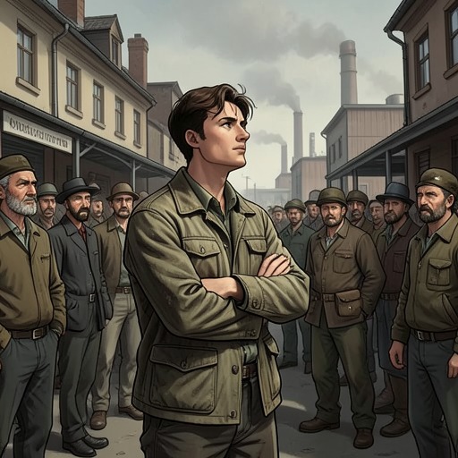 Ben Compton’s Political Formation from "1919". This flow follows Ben Compton from an immigrant family’s aspirations through labor organizing, antiwar dissent, and imprisonment.