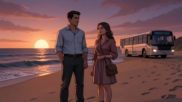 邀约共赴巴西,《乌拉圭女人》中的场景。提出逃离 突如其来的提议 在海滩上,卢卡斯催促格拉当晚和他一起乘巴士去巴西。这个邀请让他笔下的逃离幻想变成了迫在眼前的提议。 现实再次打断一切 格拉透露自己怀孕了,也不确定是否要继续妊娠。她的坦白让两人共同逃离无法再被当作浪漫的解决办法。