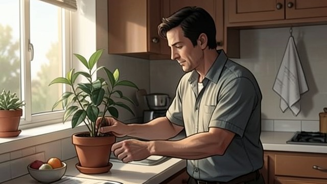 A More Manageable Home from "La uruguaya". Small Domestic Work A settled space Lucas takes care of plants and describes cooking and home tasks as part of a life he can manage.