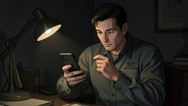A Protected Inbox from "La uruguaya". A Private Channel Deliberate separation Lucas is careful not to leave his email open because he needs a part of his mind Catalina cannot access.