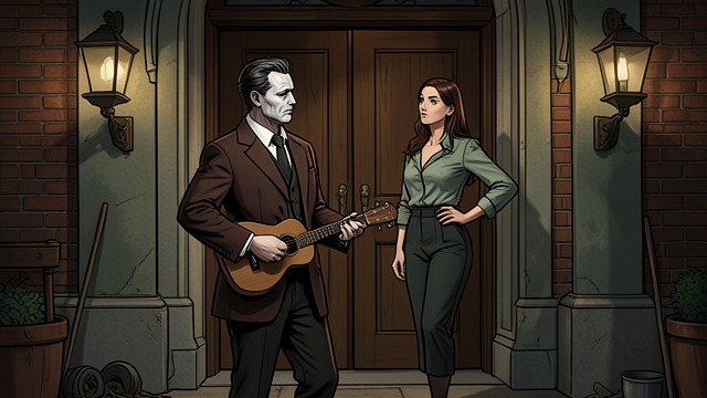 The Final Doorway from "La uruguaya". Humor Falls Away A battered return Lucas reaches the building exhausted, feverish, and carrying the ukulele.