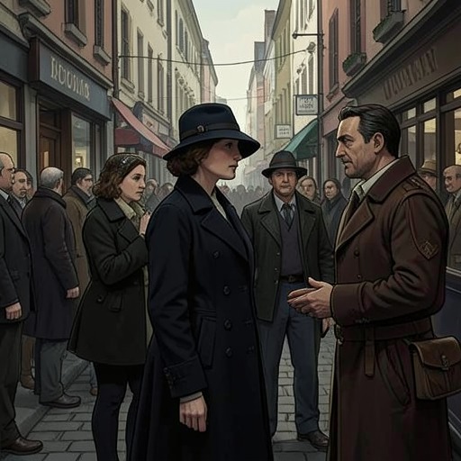 The Shifting Family of Guerra, César, and Rocío from "La uruguaya". An affair and confrontation lead not to a simple breakup but to an unconventional shared family that Lucas later glimpses from afar.