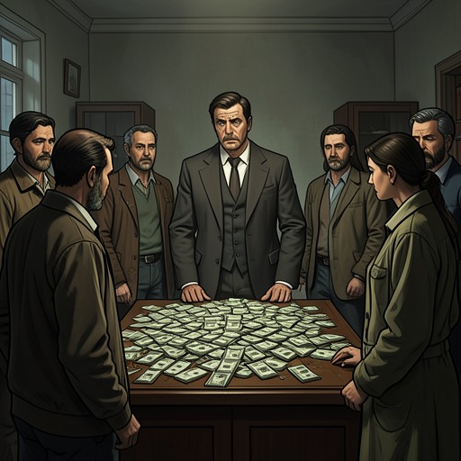 The Stolen Fifteen Thousand from "La uruguaya". The cash Lucas sees as the means to reclaim his life becomes the focus of the day’s mounting exposure and violent loss.
