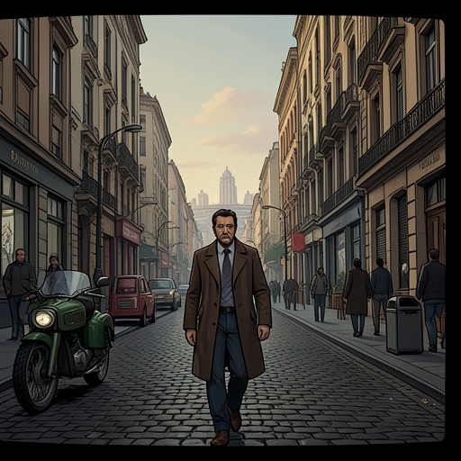 The Last Walk Home from "La uruguaya". Lucas’s return through Buenos Aires links physical exhaustion to the final recognition that his marriage must change.
