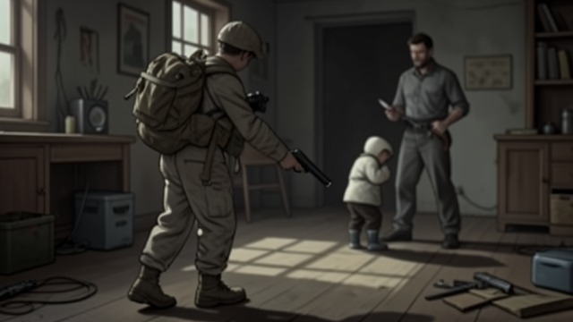 A Gun in a Child's Hands from "Hold Tight". A Gun in a Child's Hands Coordinated Escape Yasmin distracts Nash so Jill can run upstairs and retrieve the handgun.