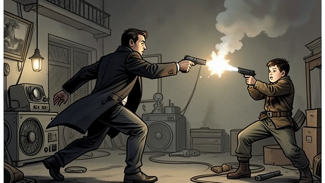 A Father's Sacrifice from "Hold Tight". A Father's Sacrifice Instinct Takes Over Mike sees Carson aiming at Adam and shoves his son out of the bullet's path.