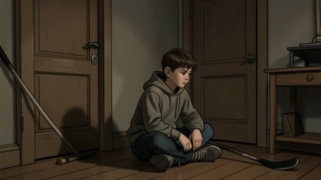 A Son Pulling Away from "Hold Tight". A Son Pulling Away Signs of Change Adam quits hockey, withdraws from family life, and spends increasing time alone in his room.