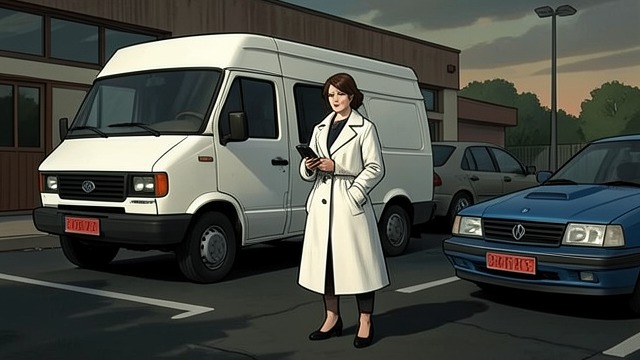 The Van Connection from "Hold Tight". The Van Connection A Witness Comes Forward A Palisades Mall witness recalls Reba entering a white van while another woman takes her Acura.
